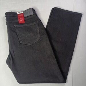 Signature By Levi Strauss Straight Jeans Men's Size 34x30 Black Ultimate Flex
